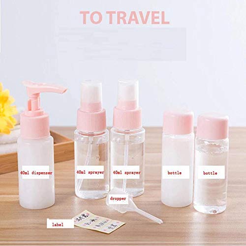 SVK Dream Bottles Plastic Pressing Spray Bottle for Makeup, Cosmetic, Toiletries Liquid Containers Bottles 1pc