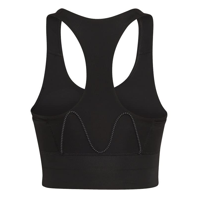 Adidas Run MS PKT Training Bra – Medium Support, Black