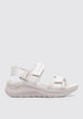 Skechers Women Sandals Off White Casual Comfort Footwear