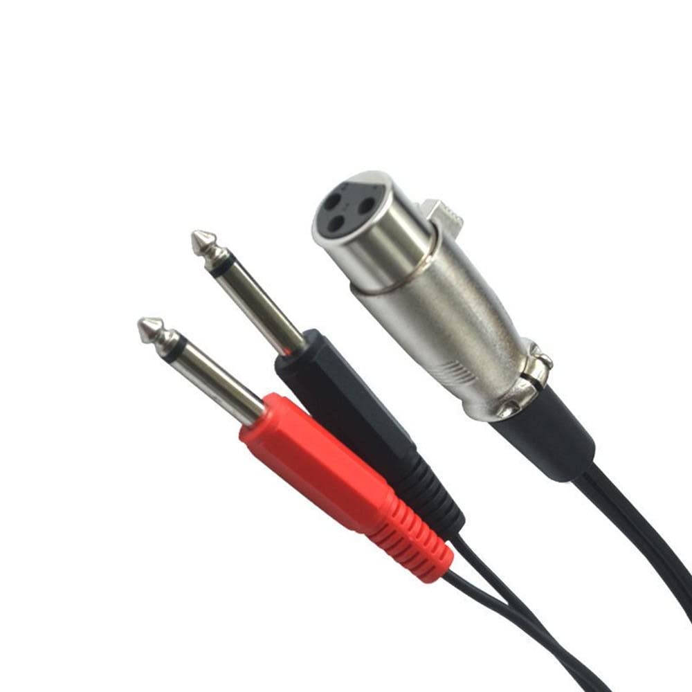 كيندكس kx2178 كابل من أنثى XLR إلى ذكر مزدوج