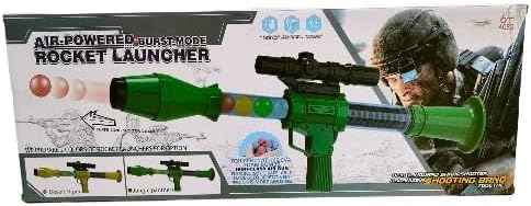 مسدس رماية للأطفال مزود بـ 12 سهمًا من الإسفنج - لعبة آمنة وممتعة للأطفال، تصميم متين مثالي للتسلية الداخلية والخارجية وتنمية المهارات الحركية