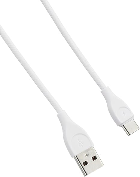 مجموعة شاحن سريع من Ldnio - قطعتين، موديل A2219، قابس الاتحاد الأوروبي مع منفذي USB وكابل Type-C - أبيض 