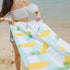 Ariika pineapple pattern beach mat - 56pw:pineapple pattern