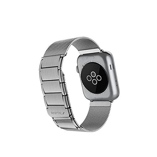 X-Doria Raptic classic plus for apple watch 42&44mm sliver, Unisex-Adult