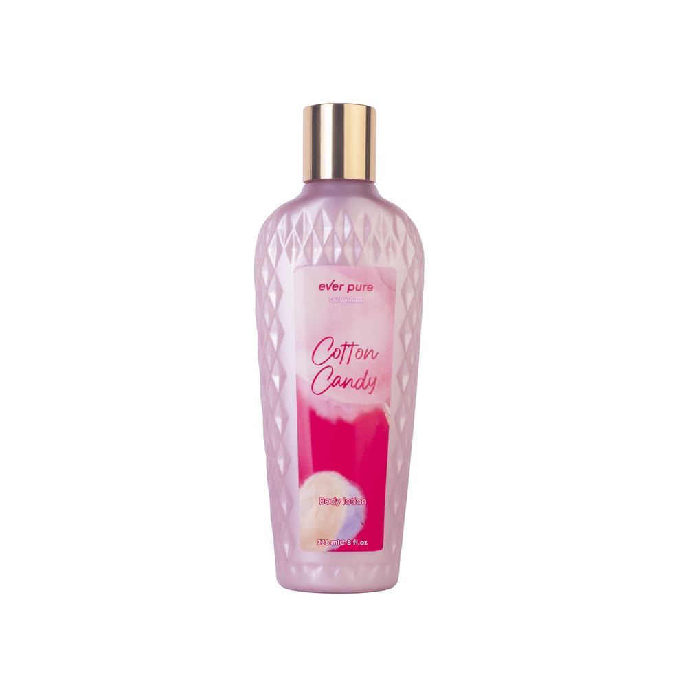 لوشن جسم Ever Pure برائحة غزل البنات (Cotton Candy) – 236 مل