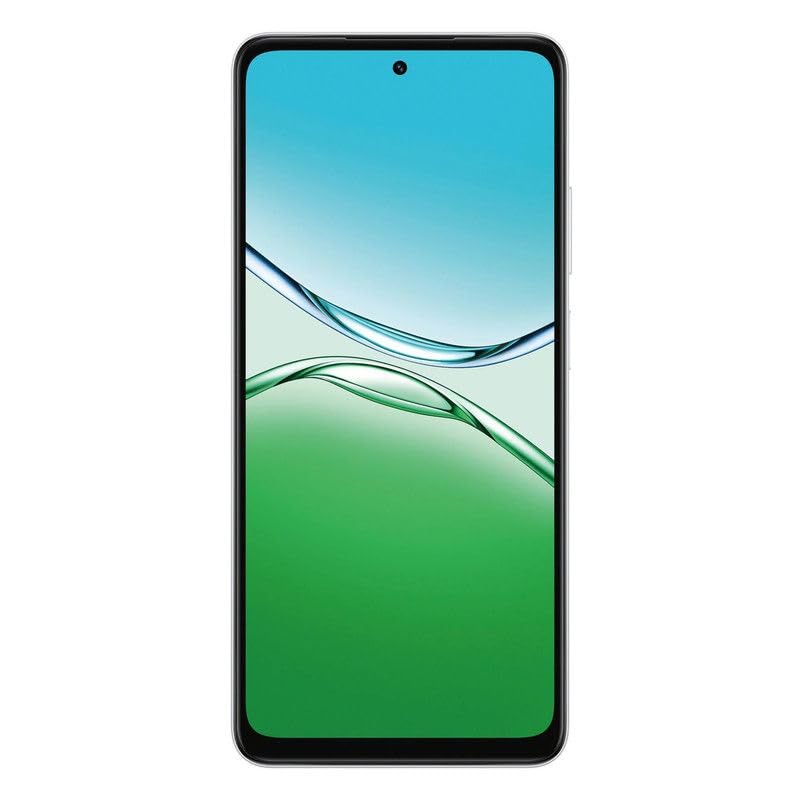 هاتف أوبو A5 الذكي (4G، ذاكرة RAM 8 جيجابايت، سعة تخزين 256 جيجابايت) – أبيض ضبابي  ✅ بدون ضريبة | ✅ ضمان رسمي مشمول