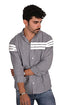 White Rabbit Men's Casual Long Sleeve Small Checkered Shirt