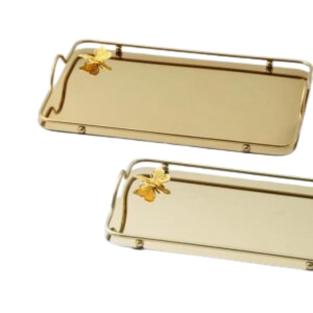 Stainless Steel Serving Trays Set Durable & Elegant Design-Have Scratches