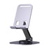 Like Star 360° Adjustable Metal Mobile Phone Stand, Foldable Desktop Holder for All Smartphones