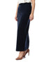 Esla Womens Solid Casual Long Skirt Long Skirt
