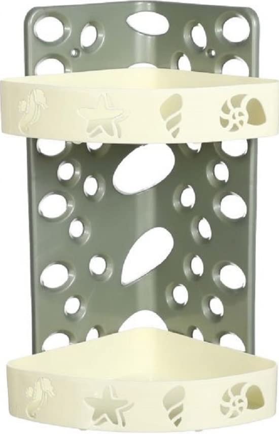 حامل مستلزمات الحمام من إلياسين أداة عملية وملونة لتنظيم أساسيات الحمام مثل فرش الأسنان، معجون الأسنان، الأمشاط، وغيرها من الأدوات الصغيرة. 