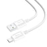 Hoco X73 - Charging And Data Transmittion Cable (2.4A -1M), USB-A To Micro-USB Plug, Compatible With Samsung Huawei Xiaomi Oppo - White