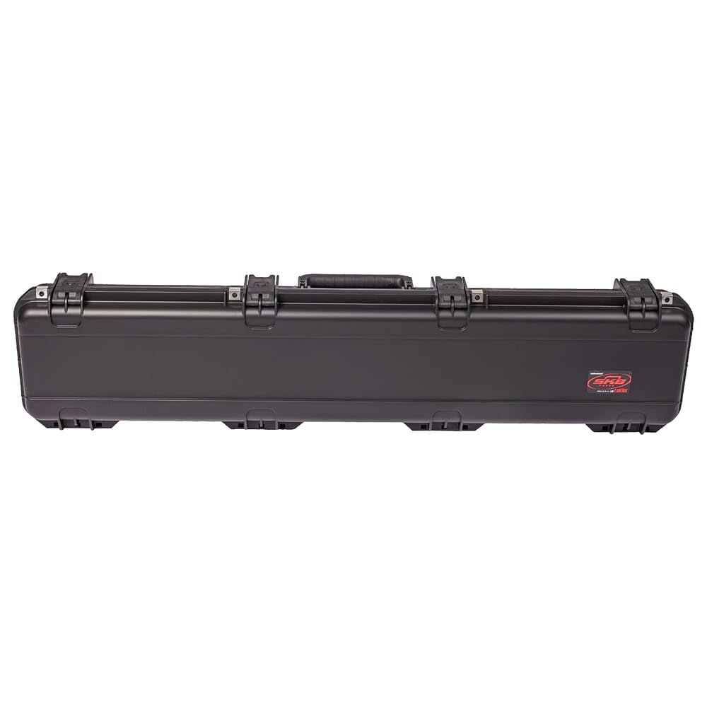 SKB iSeries Single Rifle Case with Layered Foam, Black, Durable Gun Case for Rifle Protection (3i-4909-5B-L)