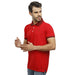 Coup Slim Fit Plain Polo Shirt With Short Sleeves And Button Closure For Men, - Safqqa