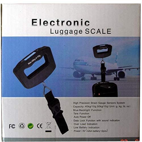 Generic Digital Electronic Luggage Scale with Strap – Portable Travel Weight Scale