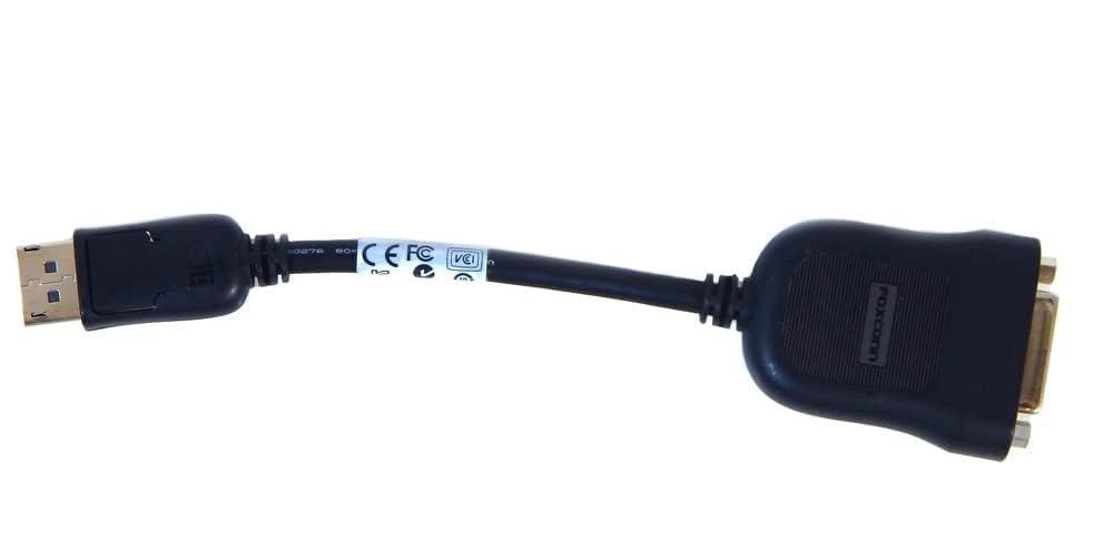 كابل محول فوكسكون KX 2905 من منفذ عرض ذكر إلى DVI أنثى، 20 سنتيمتر - أسود، DisplayPort