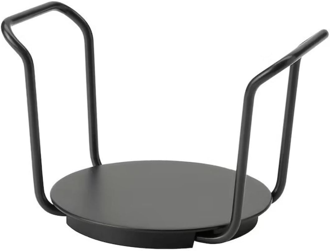 حامل أطباق من Digital Shoppy باللون الأسود هو حل عملي وأنيق لتنظيم وعرض الأطباق في المطبخ