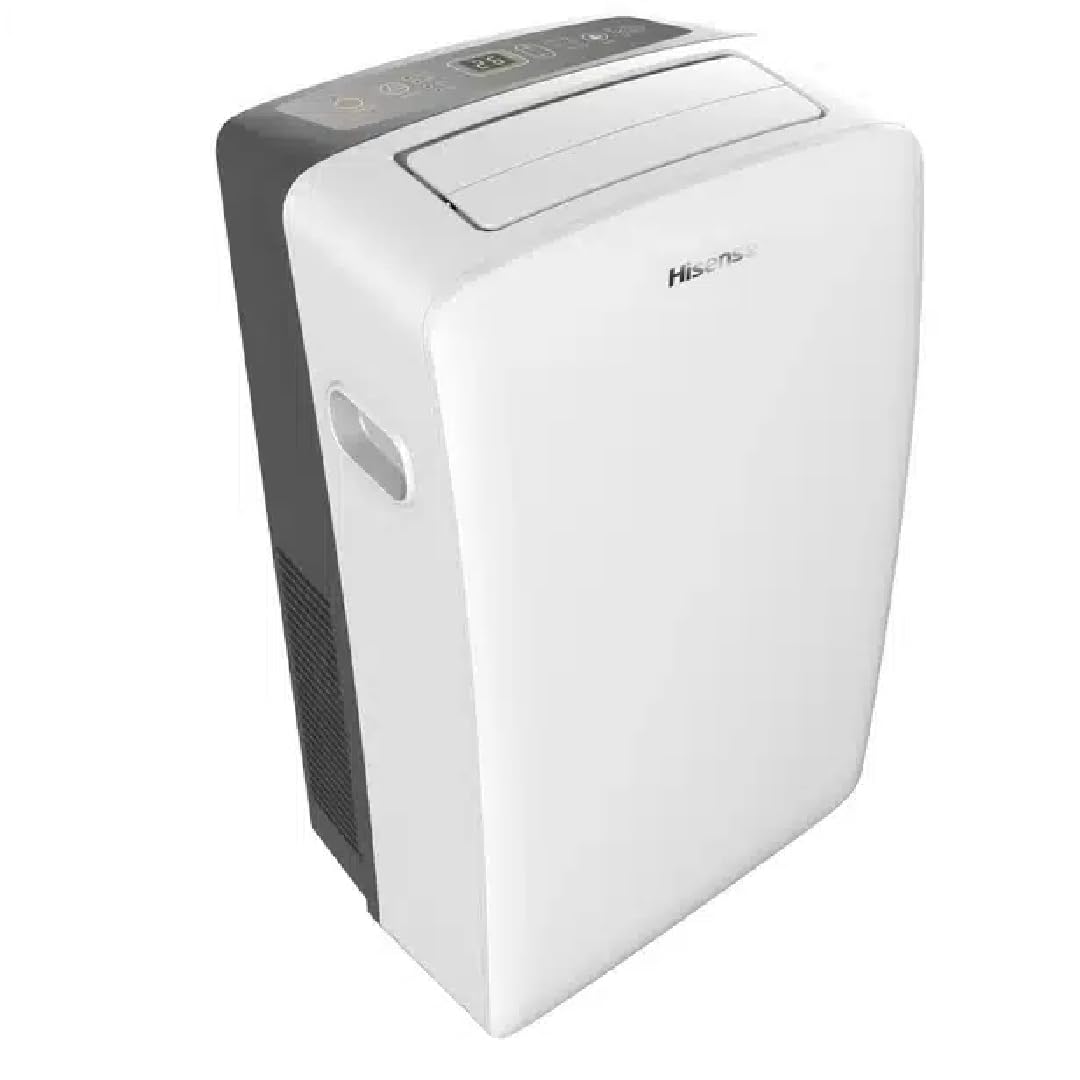 Hisense 12000 BTU Portable Air Conditioner – Heat & Cool, Low Noise, Auto Swing, 360° Universal Wheels - Safqqa Egypt