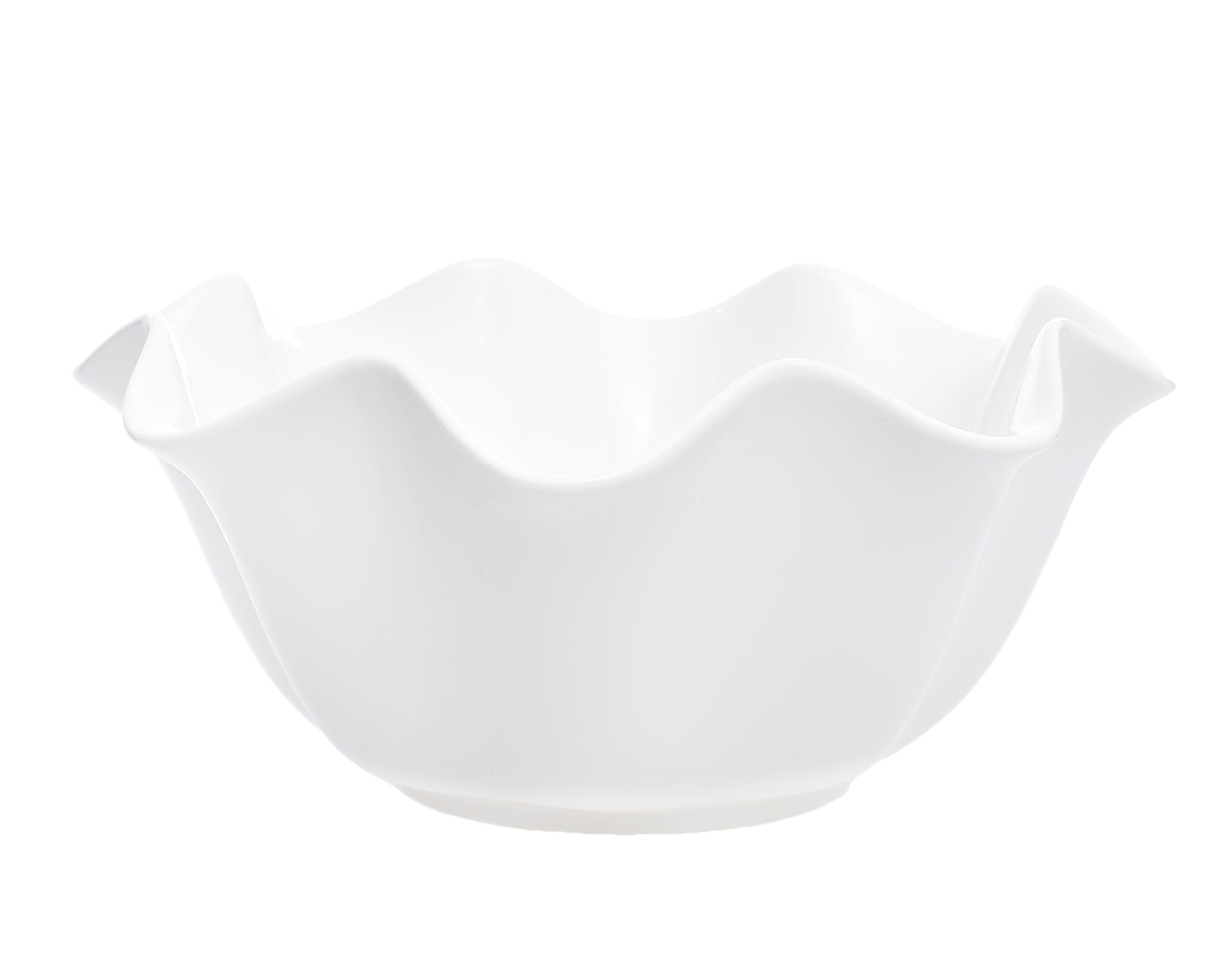 Rosa Porcelain Lotus Bowl,Perfect for serving soups, salads or even as a decorative accent - Safqqa