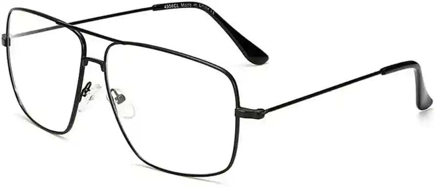 Dollger Classic Glasses Clear Lens Non Prescription Metal Frame Eyewear Women