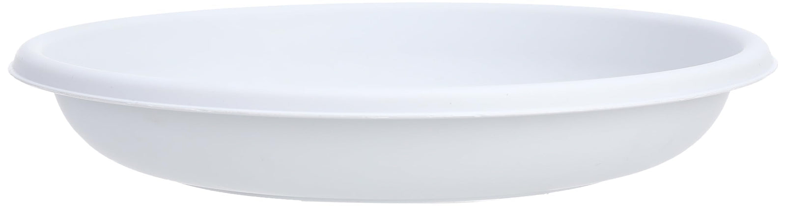 Bama Round Saucer, 20062, Off White Plastic - Made In Italy