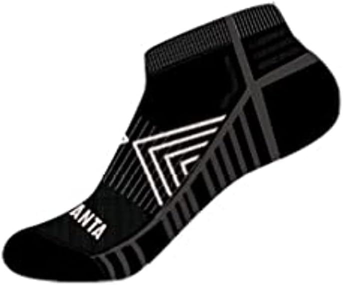 ANTA Sports Socks for Women, Basic Black, One Size