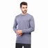 COUP Men's Solid Sweater with Crew Neck and Long Sleeves