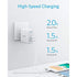Anker PowerPort II PD Adapter – White with 1 PD & 1 Power IQ 2.0 Port