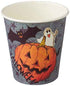 Party Pumpkin Print Bags Blowouts Forks Cups Plates Hats and Horns Set 71 Pieces - Multi Col - Safqqa Egypt