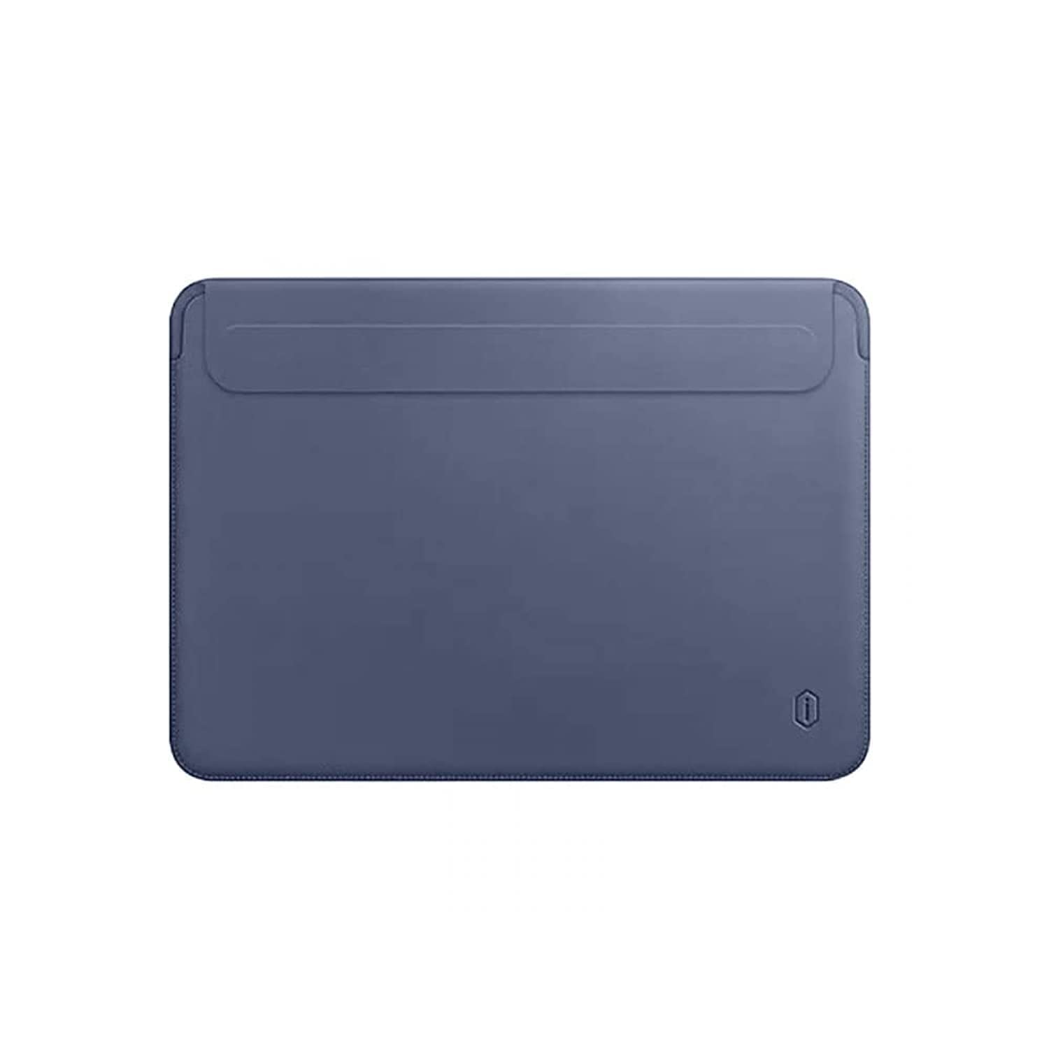 WiWU Skin Pro II PU Leather Sleeve for MacBook 16" – Navy Blue