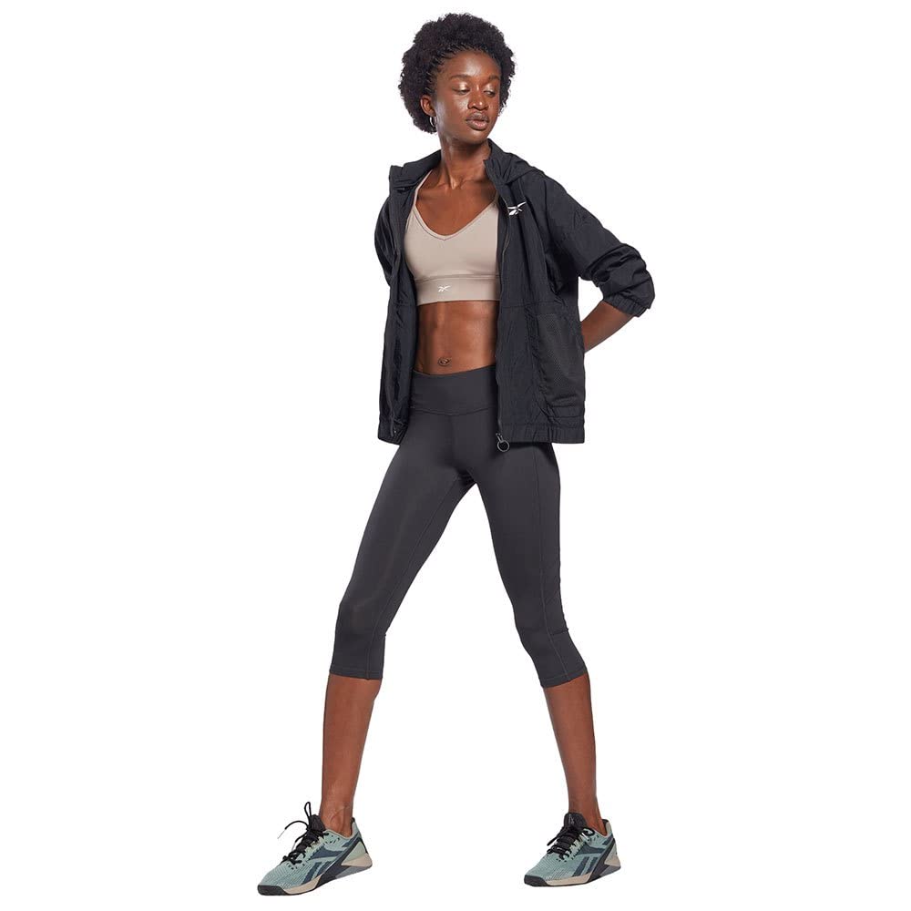 Reebok Women’s Workout Ready Mesh Capri Leggings