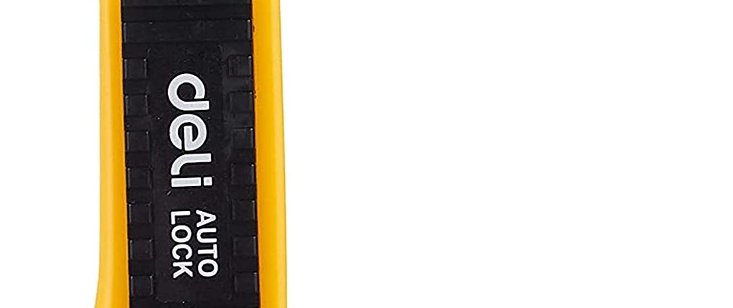 Deli Auto Lock Cutter with Breakable Blade