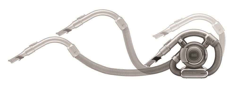 Black & Decker Hand Vacuum Cleaner with Floor Extension Kit, 18V Li-Ion, 25 W, Dark Titanium PD1820LF-GB