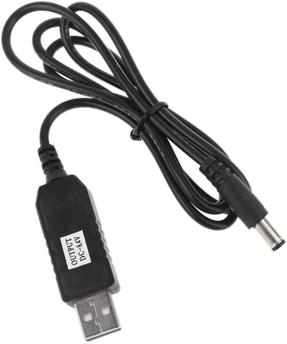 كابل طاقة USB الى منفذ محول بجهد 5 فولت 8.4 مقاس 5.5 × 2.1 ملم