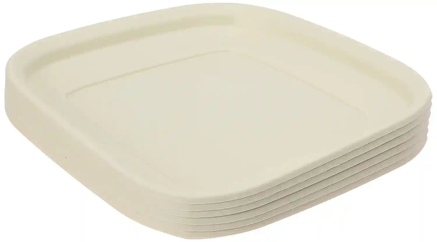 طقم رحلات بلاستيك 32 قطعة مع صندوق حفظ – لون كريمي