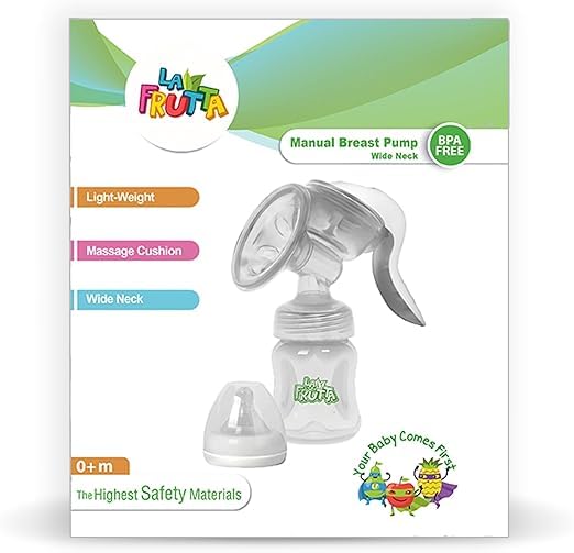 شفاط الحليب اليدوي  La-Frutta يوفر تجربة شفط بسيطة ومريحة للأمهات. يتميز بحلمة سيليكون ناعمة وبمضخة يدوية سهلة الاستخدام تساعد على شفط الحليب بلطف دون أي إزعاج. خفيف الوزن وسهل الحمل