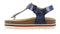 Sprox Buckle-Strap Metallic Toe-Post Flat Sandals for Girls - Safqqa Egypt