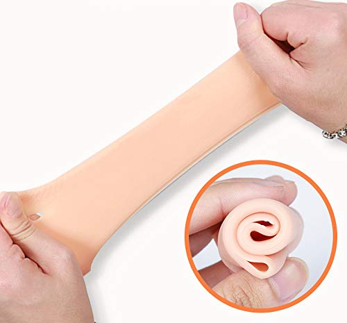 واقي كعب جل من السيليكون – لتخفيف آلام الكعب والتهاب اللفافة الأخمصية والشوكة العظمية – تصميم مريح قابل للتنفس