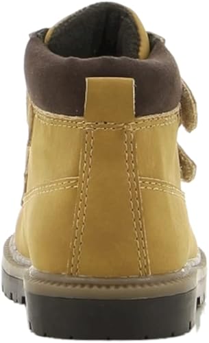 Sprox Boys' Two-Tone Faux Nubuck Velcro-Closure Chukka Boots