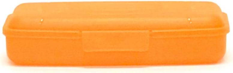 طقم 3 صناديق تخزين من منترة هوم – 450 مل باللون البرتقالي الزاهي لتخزين الأدوات والمستلزمات الصغيرة