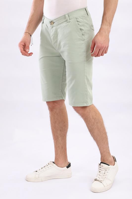 White Rabbit Men Short -Casual Gabardine Short