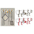 Bama Kitchen Hook Rail 8 Hooks – حامل أدوات مطبخ قابل للتعديل |