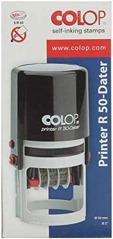 Colop printer r50 round stamp, 45 mm