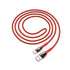 Hoco u89 - charging data cable type-c - for samsung huawei oppo xiaomi - red