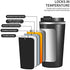 Spaceshoop 500ml Stainless Steel Thermal Coffee Mug – Double Wall Travel Thermos (Multi Color)