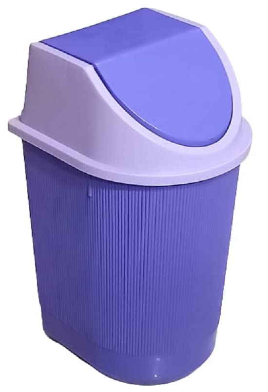 Elyassin Swing Lid Trash Bin – 13 Liters – Assorted Colors