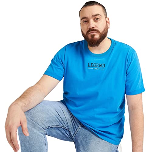 Splash Basic T-Shirt for Men, Blue