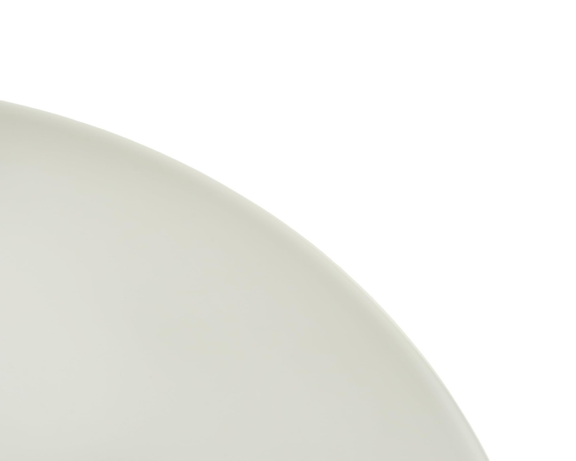 طبق تقديم فواكه سادة من روزا اف ام، أبيض