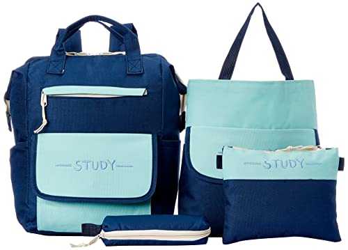 Generic Unisex MOT-196 Backpack - Navy Green, L