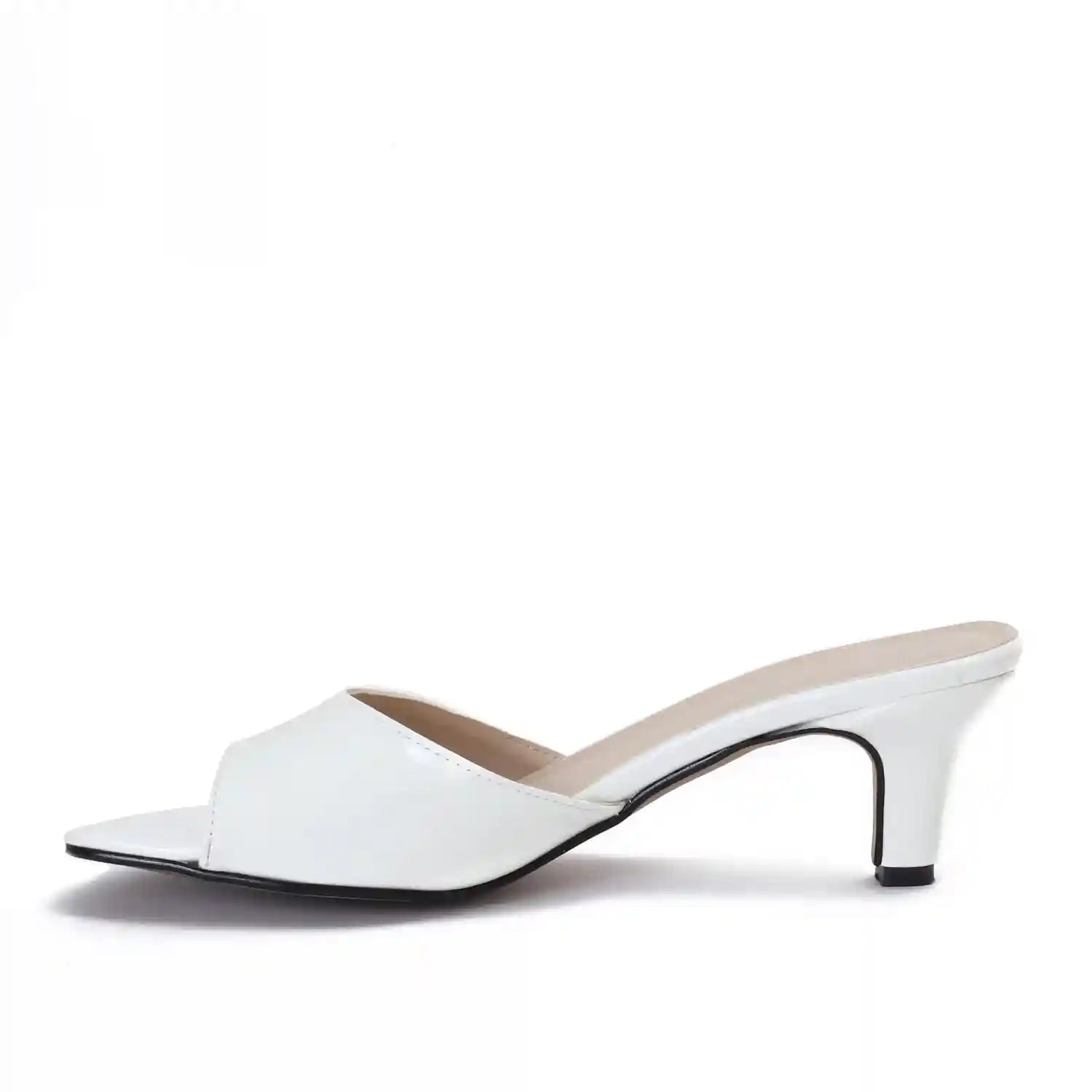 Women's Mid Heel Mule Sandal - Safqqa Egypt